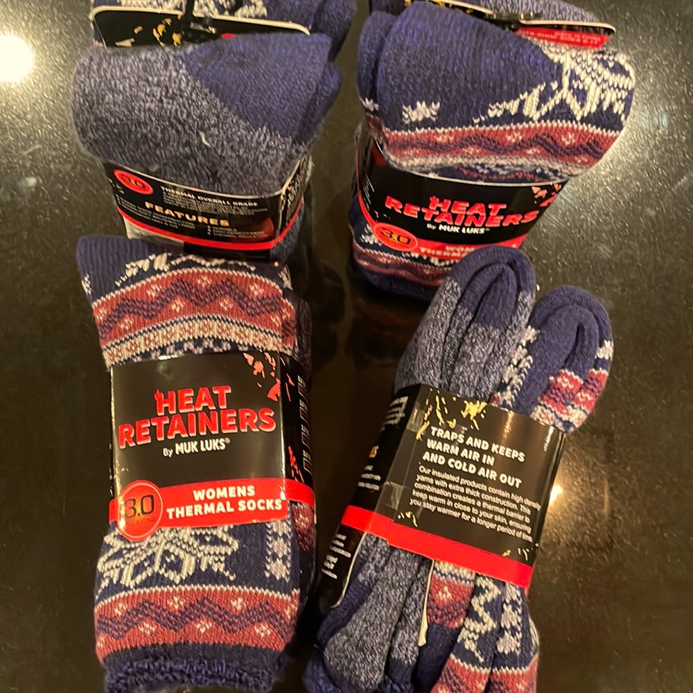 Women Thermal Socks 3.0 Tog Rating. Heat Retainer
